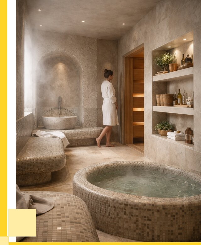 Строительство бани с хамамом в Дагестанских Огнях от 774225 р. | ЭриданДгс