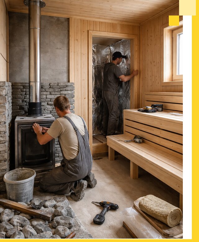 Строительство и изготовление бань под ключ в Дагестанских Огнях