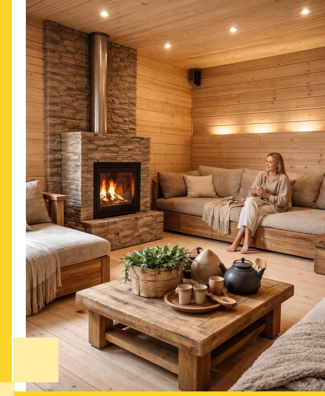 Проект бани с комнатой отдыха в Дагестанских Огнях от 36131 р. | ЭриданДгс