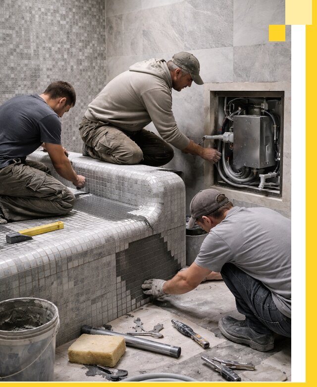 Проекты хамамов под ключ в Дагестанских Огнях и дизайн и строительство