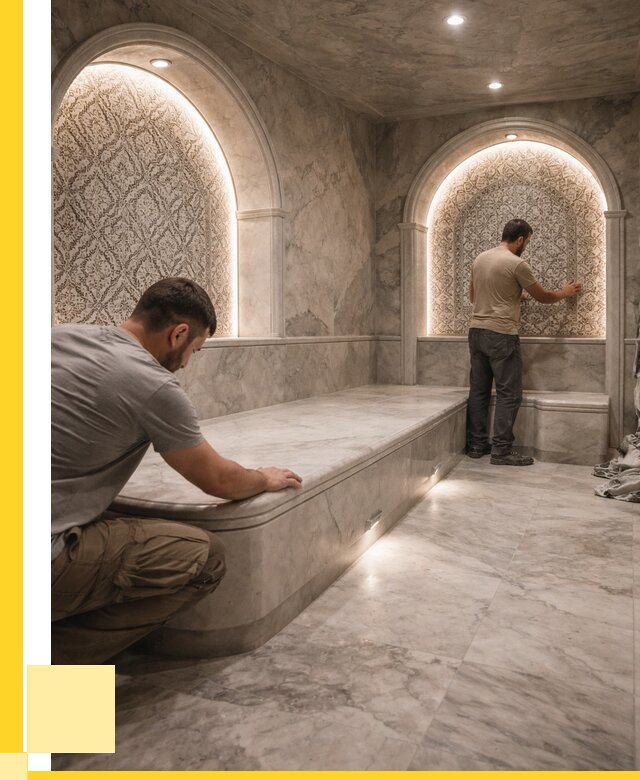 Турецкие бани под ключ в Дагестанских Огнях от 258075 р. | ЭриданДгс