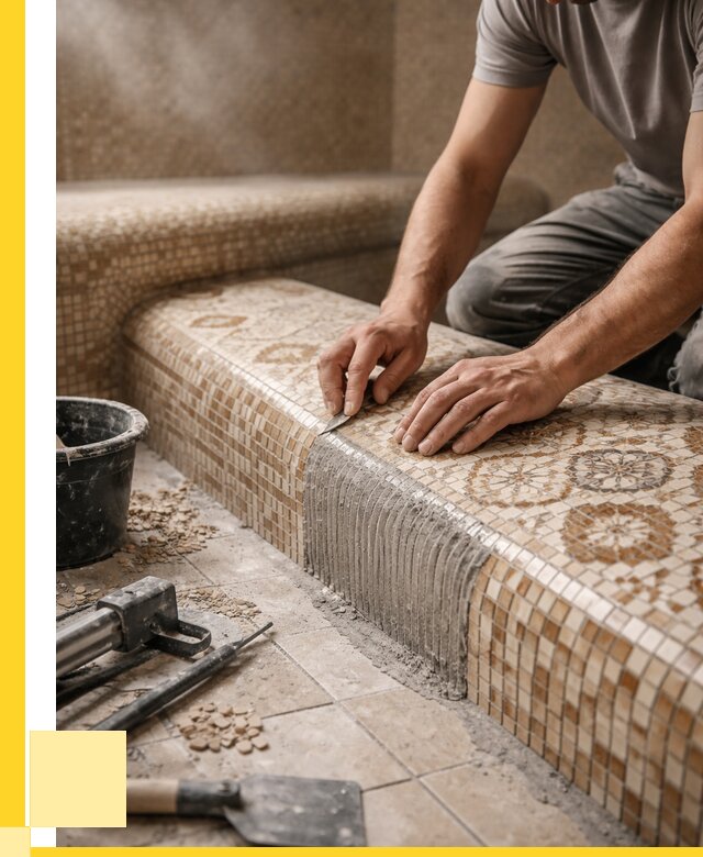 Плитка для хамама под ключ в Дагестанских Огнях от 3613 р. | ЭриданДгс