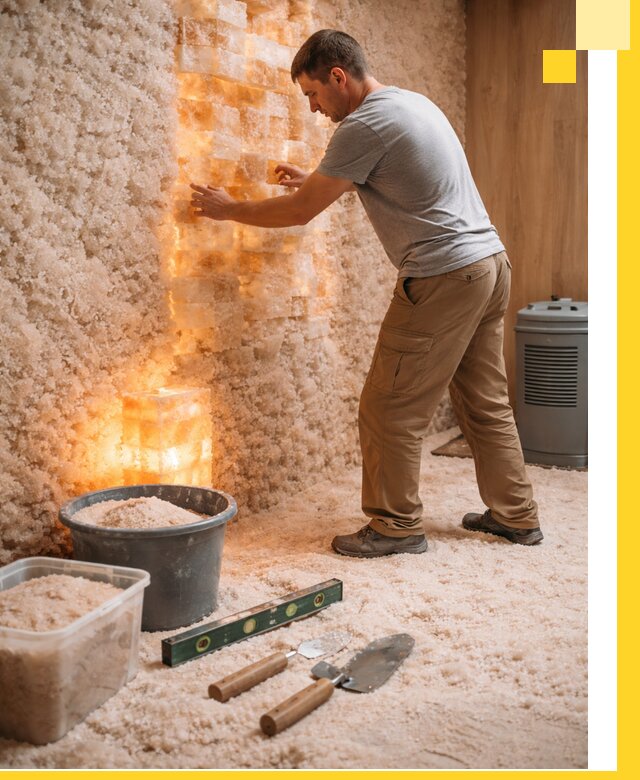 Проектирование и монтаж соляных комнат в Дагестанских Огнях под ключ